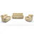 1+2+3 Manual Recliner Loveseat Reclining Sofa Set-1153908819