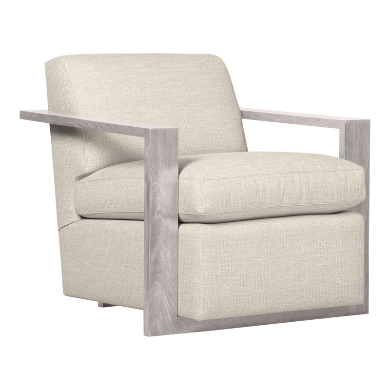 Thom Filicia Home Upholstered Armchair, Dove Gray, Tommy Flax