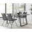 Alonia Metal Base Dining Table