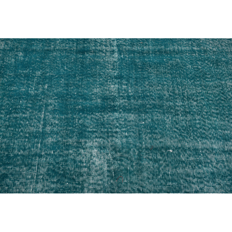Tapis turc rétro rétro vert Anatolian