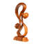 Hannmeike 12 Sculpture en bois faite à la main Statue abstraite faite à la main Hold Me Tight Gift