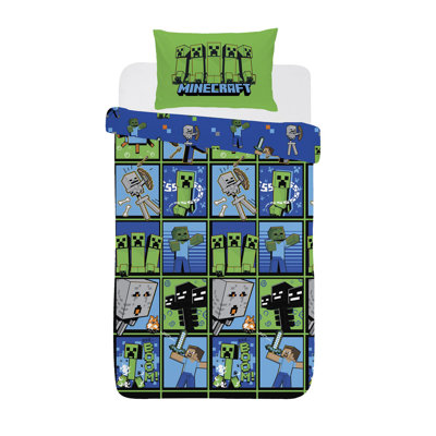 Polyester Geometric Duvet Cover Set with Pillowcases