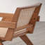 Chaise d'appoint en rotin et finition naturelle