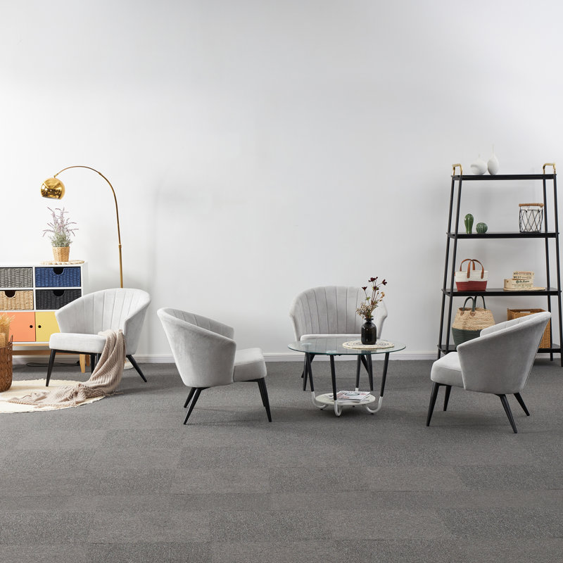 49cm H Fabric Upholstered Side Chair, 1 Chair