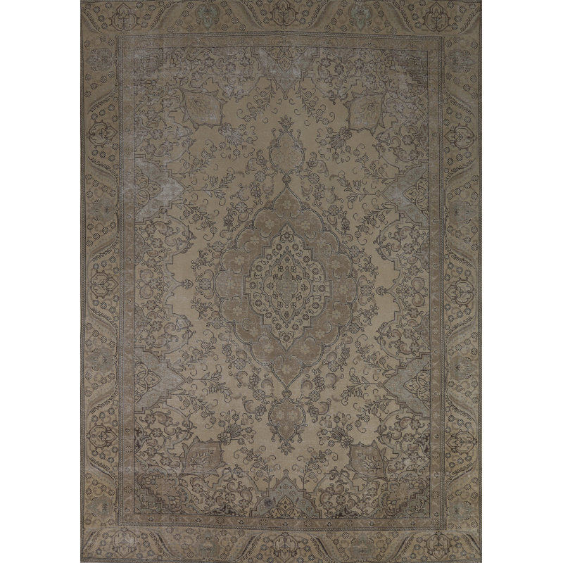 Tapis traditionnel en laine fait à la main 10 x 12