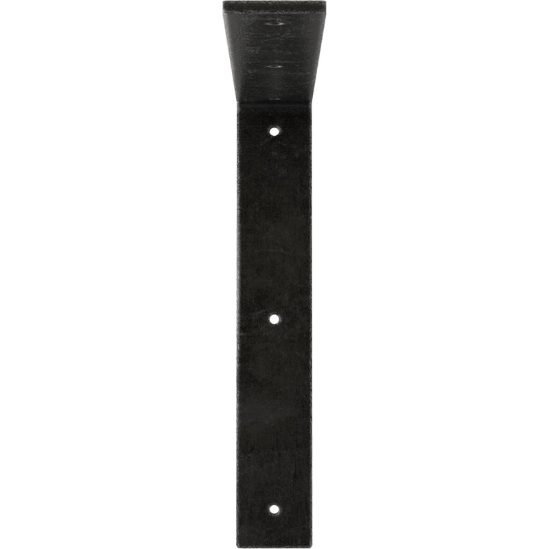 2"W x 12"D x 12"H Hamilton Steel Bracket, Antiqued Pewter, Antiqued Pewter, 12" H x 2" W x 12" D