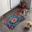 Tapis d'alimentation en os 1 pièce Patriotic Mosaic Glass-101346472