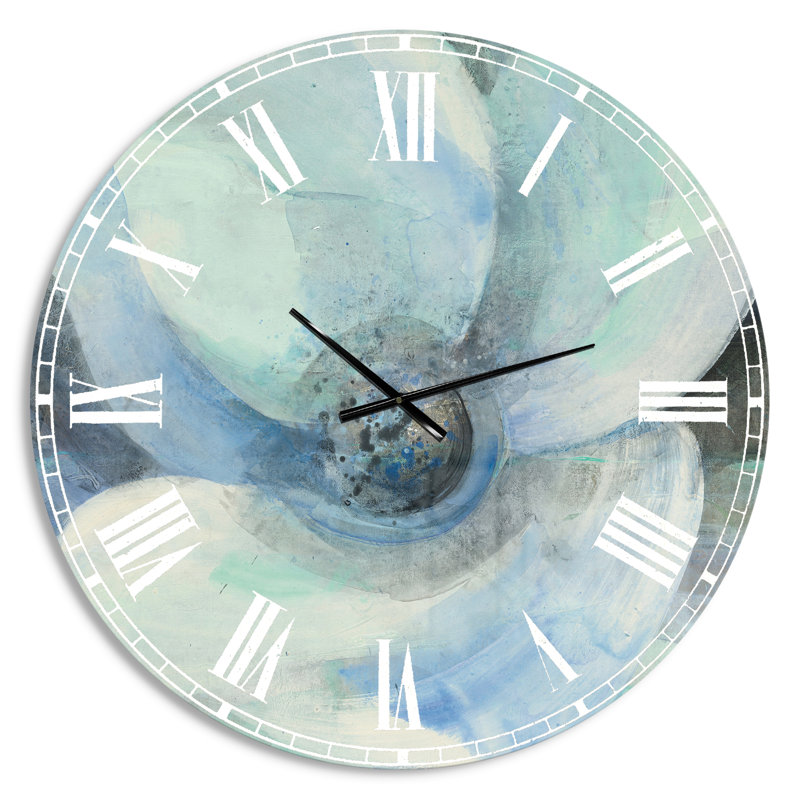 Horloge murale Swigart Watercolor Moonlight Magnolia II, Grand