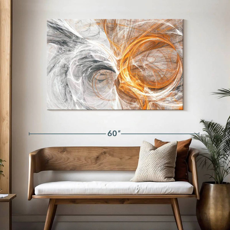 Avery Whirlpool Dynamic Abstract, 32" H x 48" W