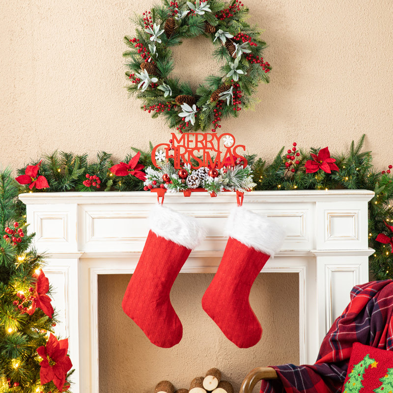 Porte-chaussette 14,5 po L Christmas