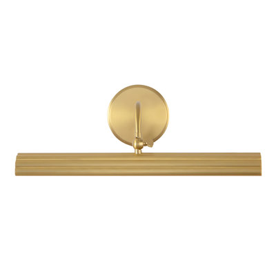 Anderson 18-in Brushed Gold dimmable LED Wall/Picture Light