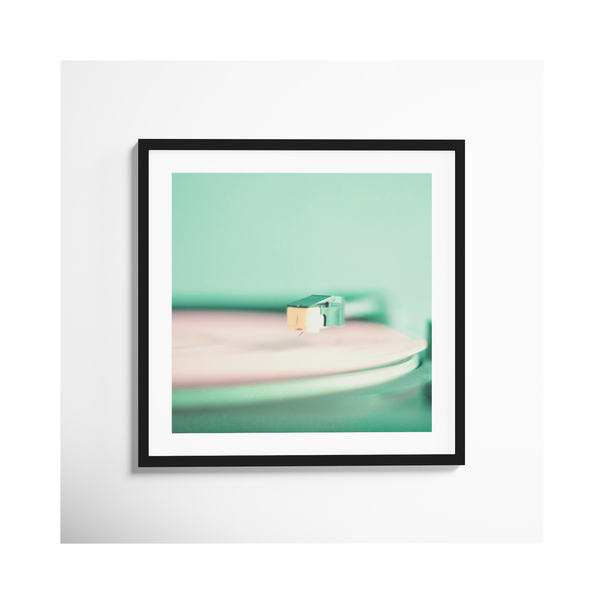 Analogue by Caroline Mint, Black, 25.25" H x 25.25" W x 0.88" D