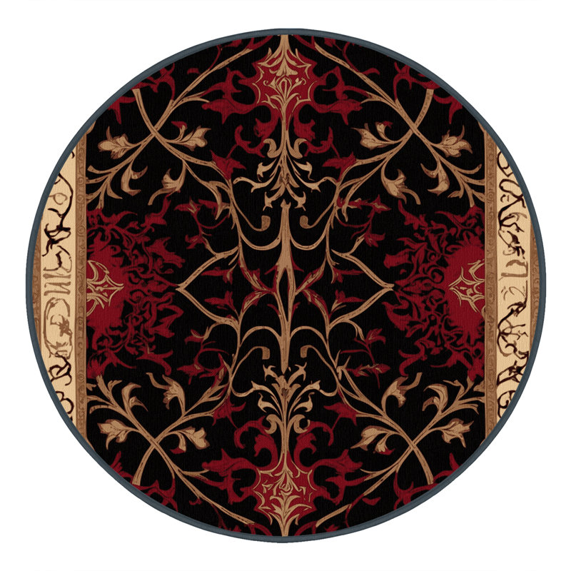 Ornate Relic Rug, Round 6'