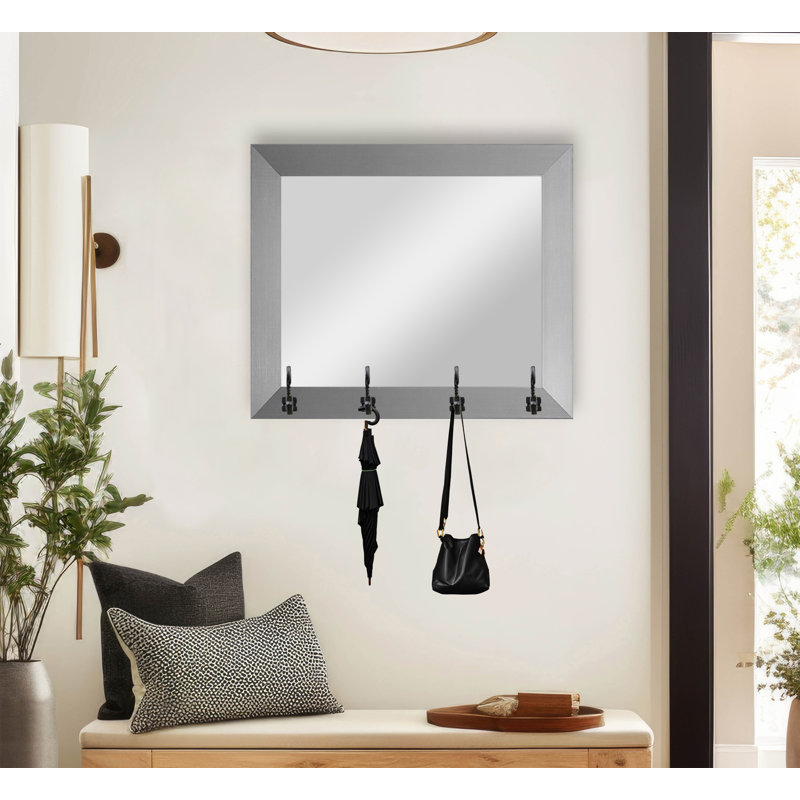 Engineered Wood Flat Wall Mirror