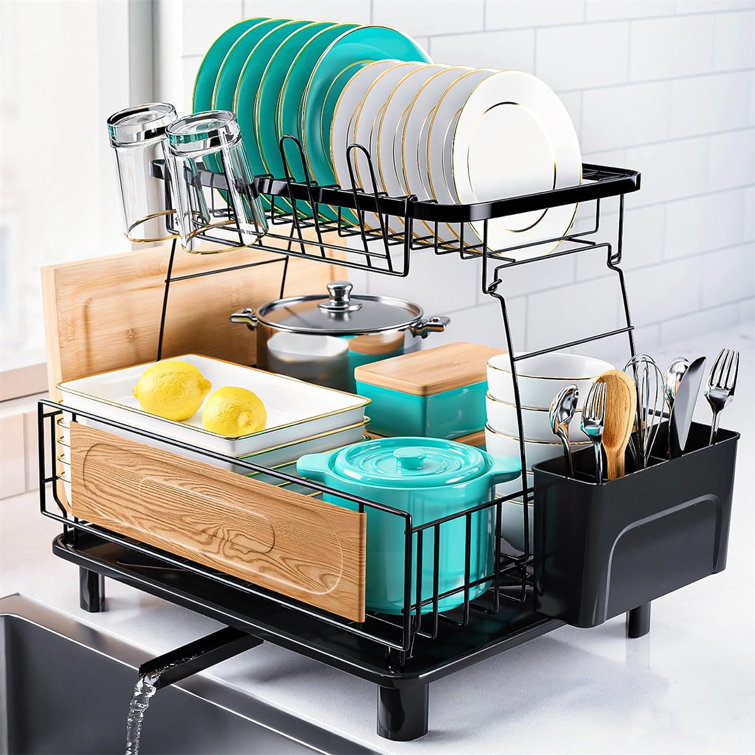 Frifoho Kitchen Counter Metal Dish Rack