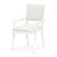 Palm Gate Arm Chair - Cloud White