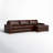 Jonie Genuine Leather 2-Piece Chaise Sectional-92300478-92300494