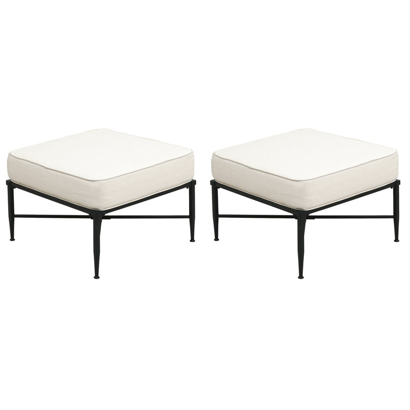 Patio Ottomans For Conversation Sofa Set (set Of 2)