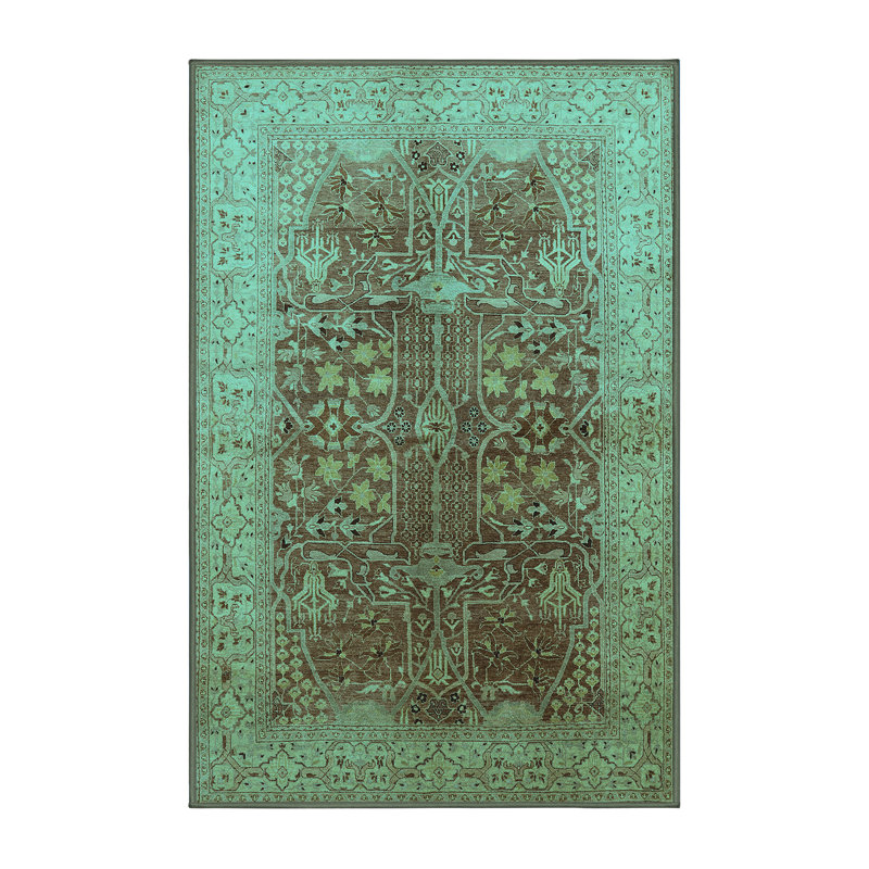 Michol Performance Oriental Indoor Rug, Rectangle 7' x 9'