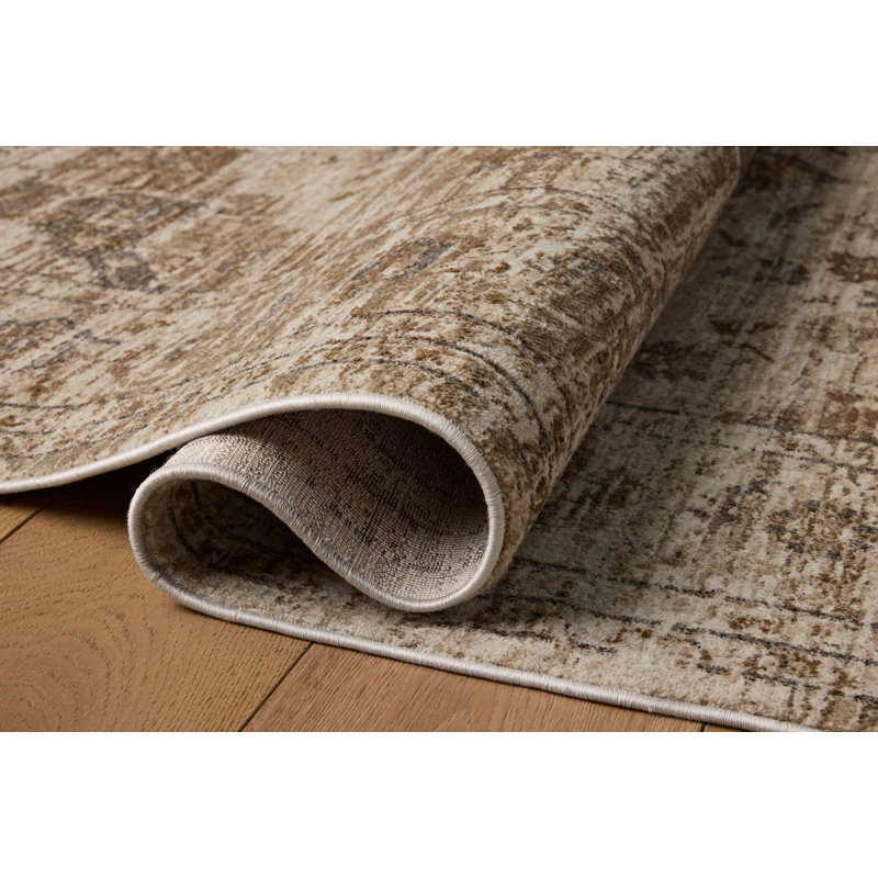 Loloi Haywood Natural / Bark Area Rug, Rectangle 7'10" x 10'
