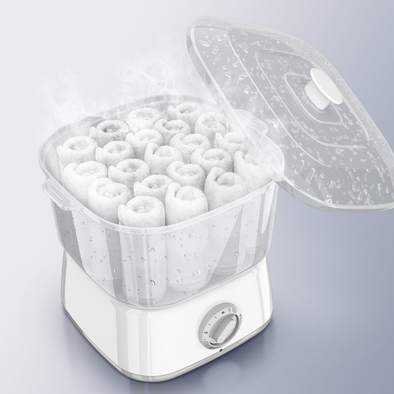 Chauffe-serviettes à vapeur, Blanc