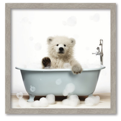 Tableau encadré Artful Animal Bath Scenes