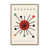 Cadre simple brossé doré