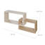 Jil 2 Piece Floating Shelf