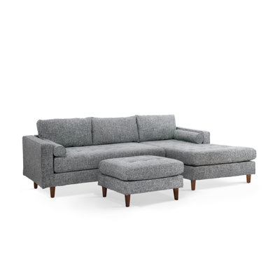 Parker Upholstered L-Shaped Sectional Reversible