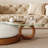 Elonie Nesting Coffee Table Round Coffee Table Glass Coffee Table