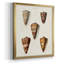 Toile encadrée de qualité supérieure Cone Shell Collection II - prête à être accrochée-853571638-853571636