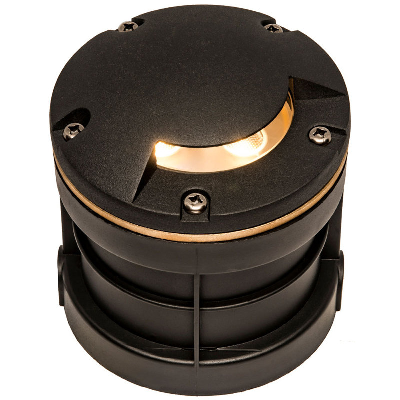 Puits de lumière en métal à basse tension intégré, Noir