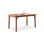 Light walnut Rectangular Solid Dining Table For Dining Room/Kitchen