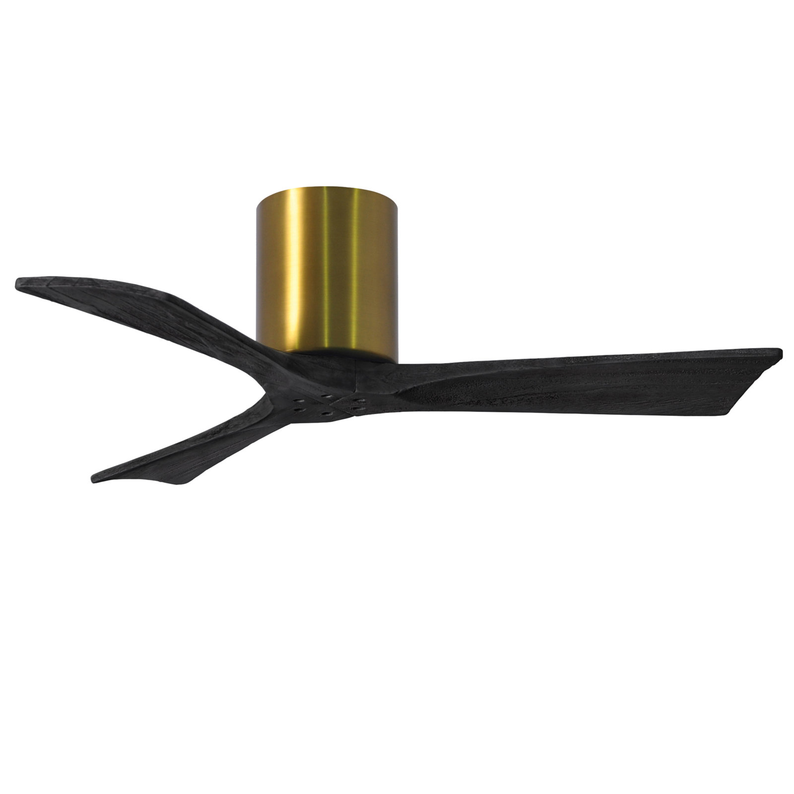 Olivier 3 Blade Ceiling Fan, Brushed Brass, Matte Black, 42"