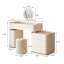 Meuble-lavabo moderne 31,50 po avec commode avec tabouret et miroir