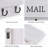 Wooden mail rack