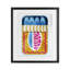 Impression audacieuse encadrée de sardines en conserve, par Lil 'Rue-618888117-618888106