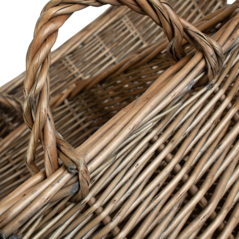 35cm W x 25cm D Wicker Log Store