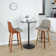 Archaimbaud Swivel Upholstered Counter Stool