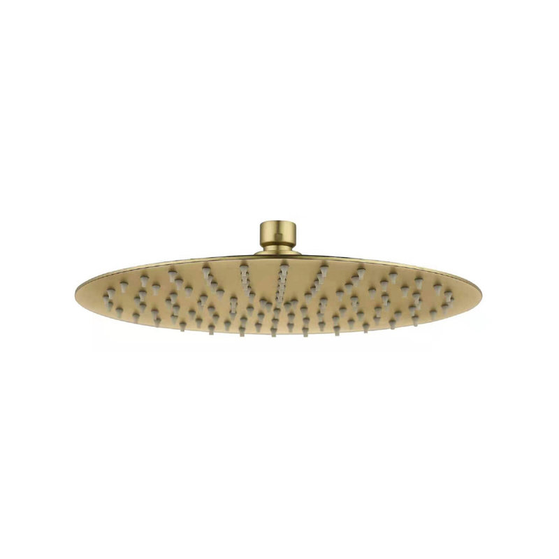 Adjustable Rain Shower 1.5 GPM GPM, Brushed Gold