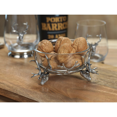 Bol décoratif en verre étain Manderson