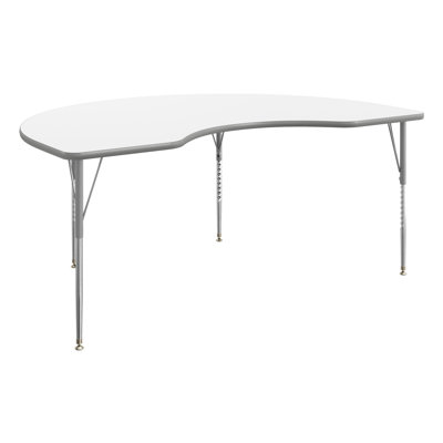 Goddard Commercial Adjustable Height Kidney Activity Table