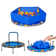 smartrike 3' Foldable Round Indoor Toddler Trampoline with Handlebar ...
