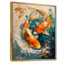Orange, vert, poisson passionné, poisson Koi I - poisson, art mural-968782791-968782802