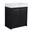Meuble-lavabo simple 30 po avec plateau en plastique Corbridge