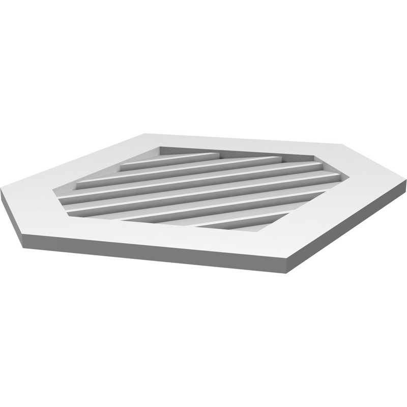 Pente verticale verticale en uréthane 8 pi, 1" H x 28" W x 28" L
