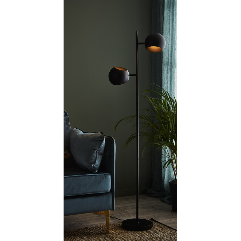 Doyle 145cm Task Floor Lamp, Black