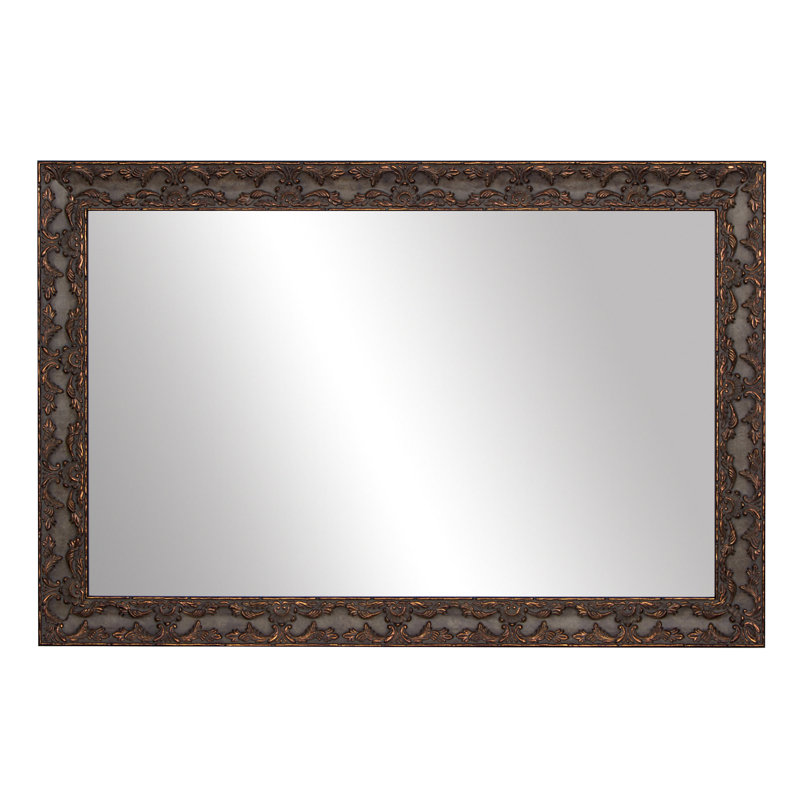 Miroir Vanhoose, Bronze antique, 30 po x 54 po