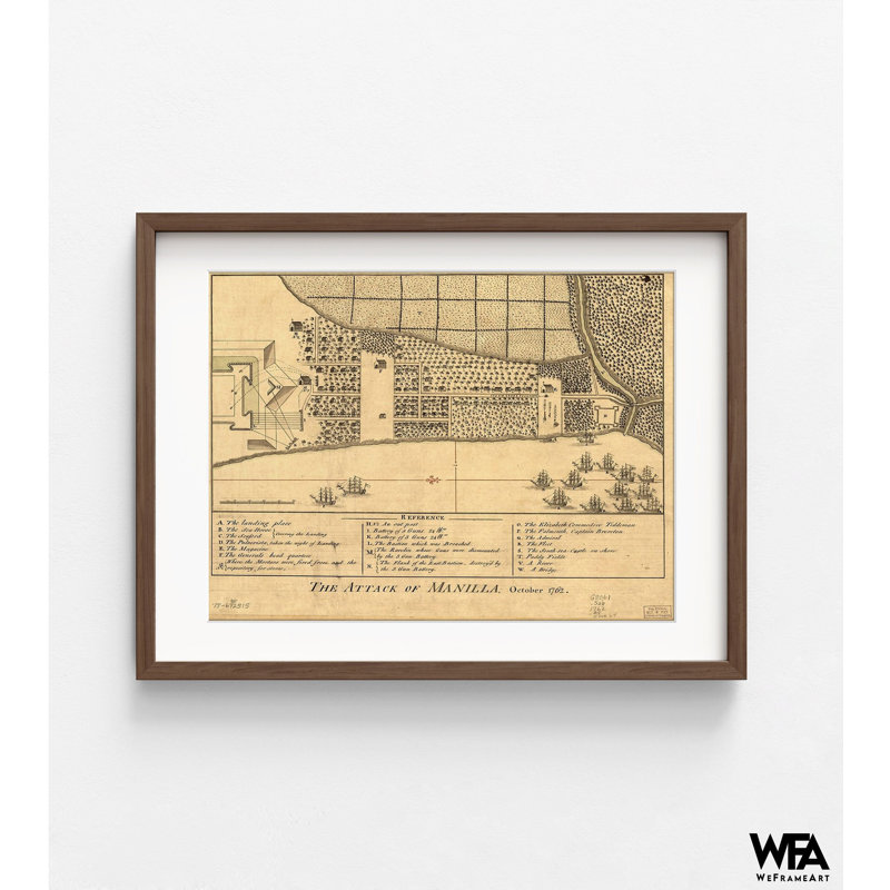 «Attack On Manila», décoration murale militaire, impression d'affiche historique militaire, impression de carte de champ de bataille, décor de bibliothèque de guerre, idée de cadeau d'ancien combattant rustique