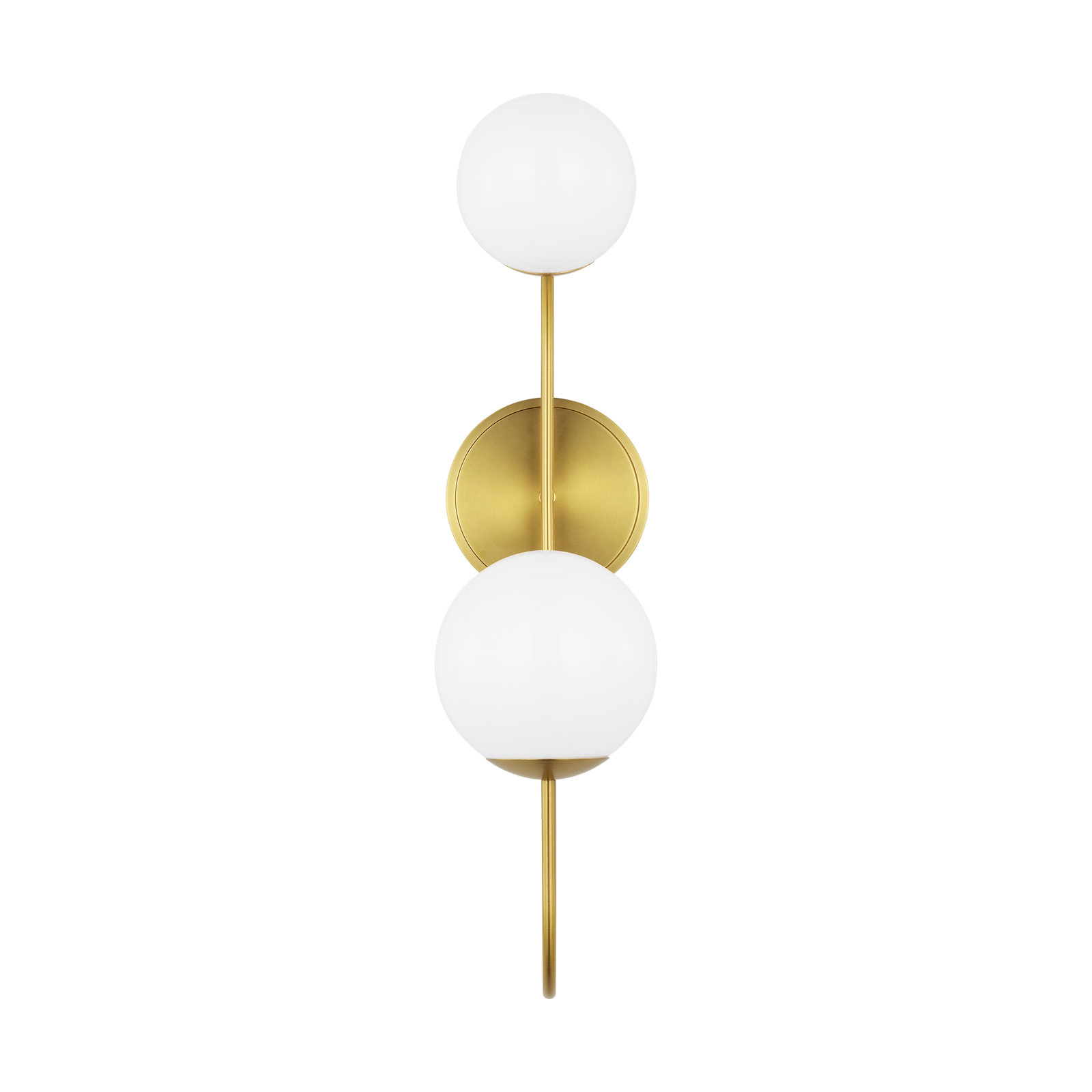 Noemie 2 Light Glass Dimmable Armed Sconce